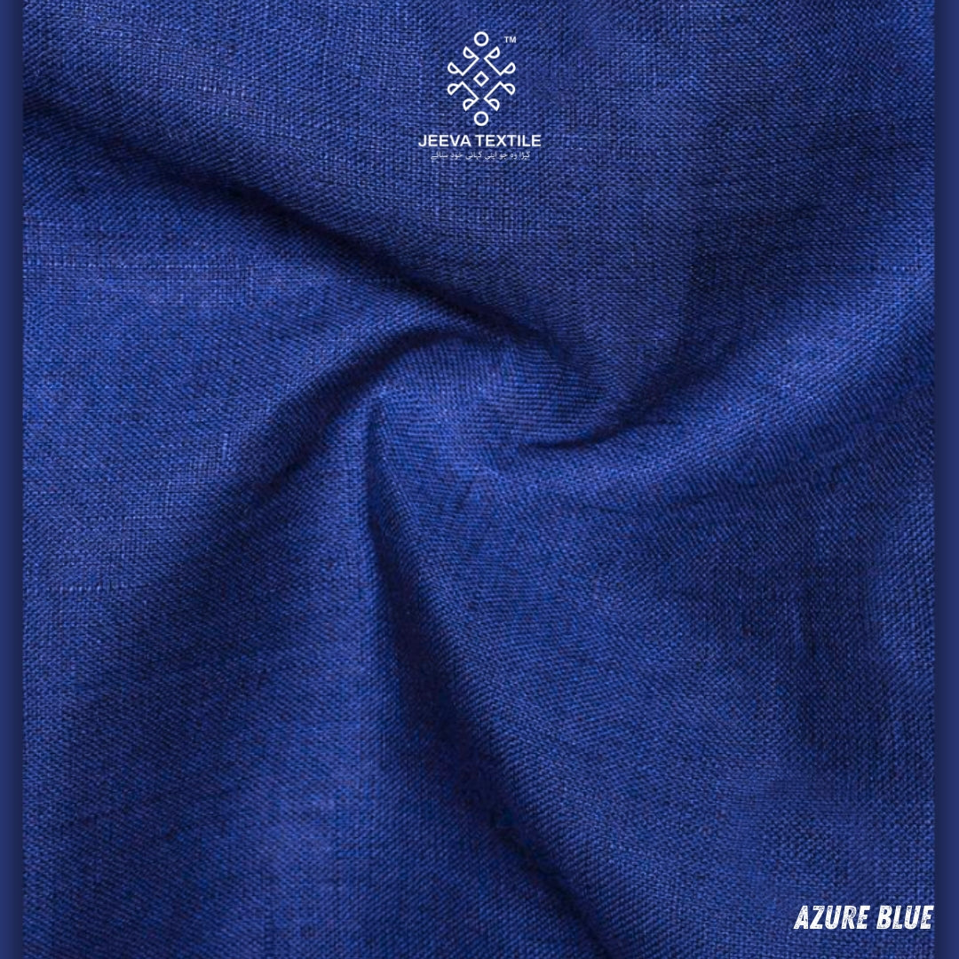 Irish Linen 60 Lea Shirt - Azure Blue