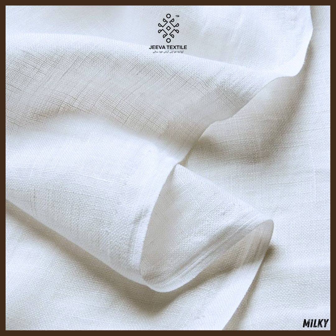 Irish Lawn Linen - Milky