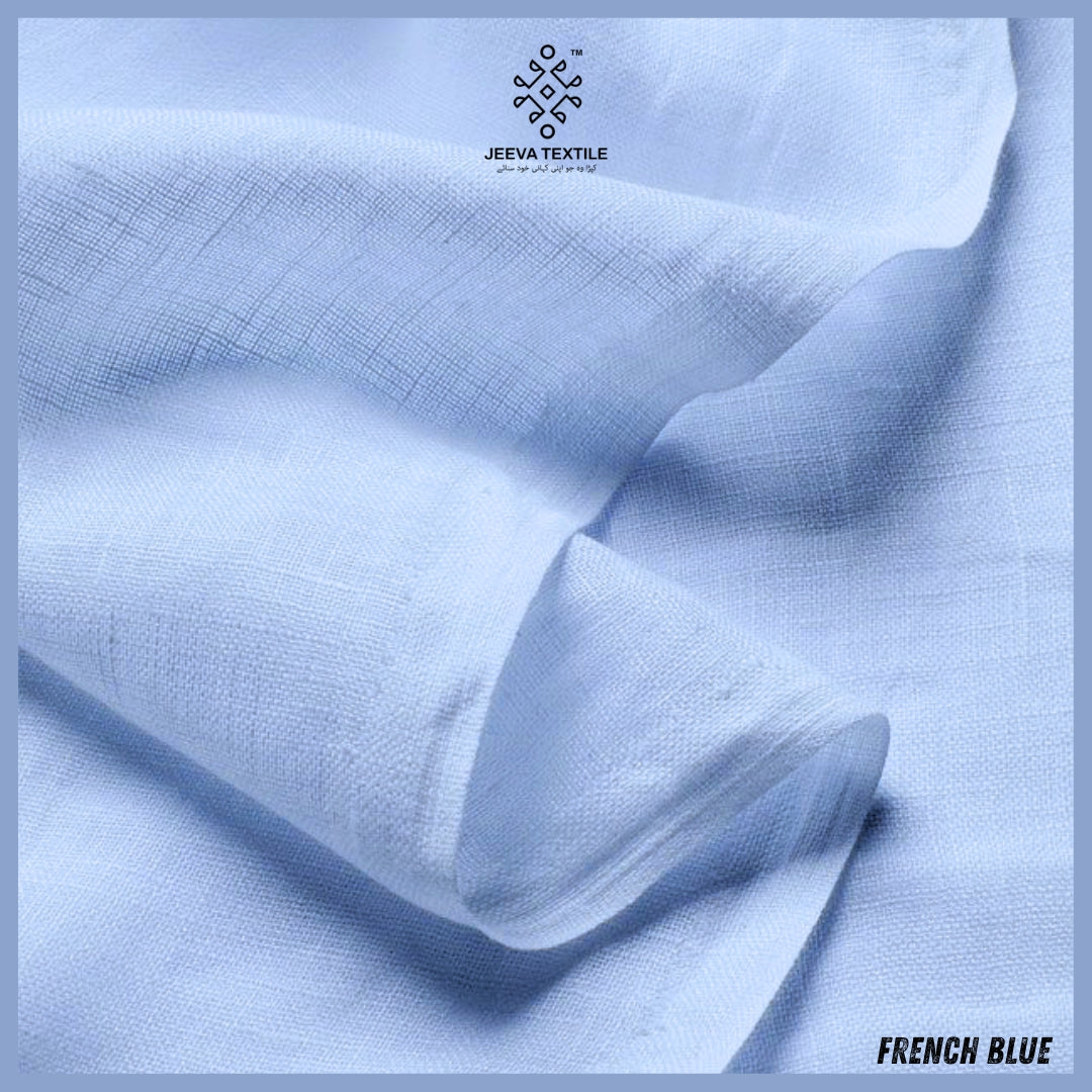 Irish Lawn Linen - French Blue