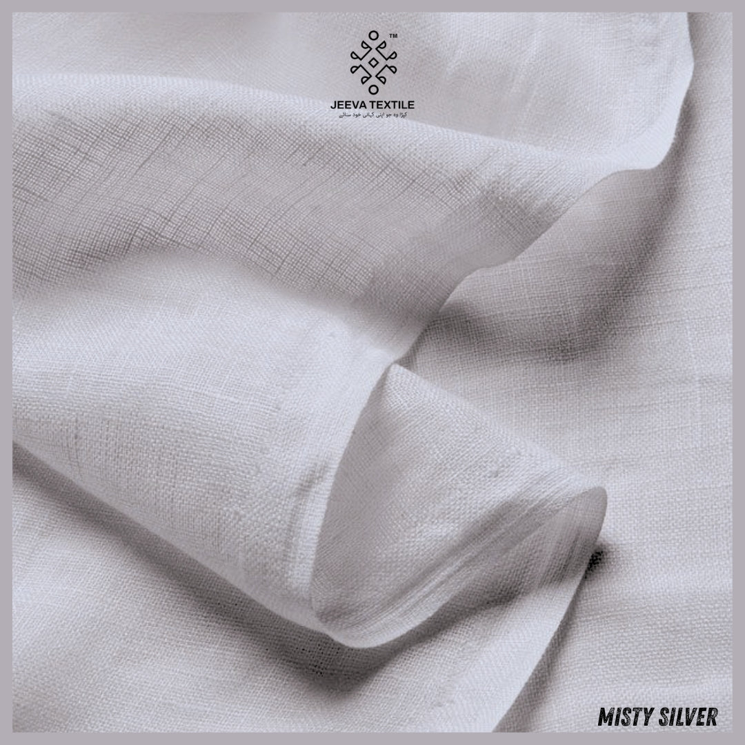 Irish Linen 60 Lea Shirt - Misty Silver