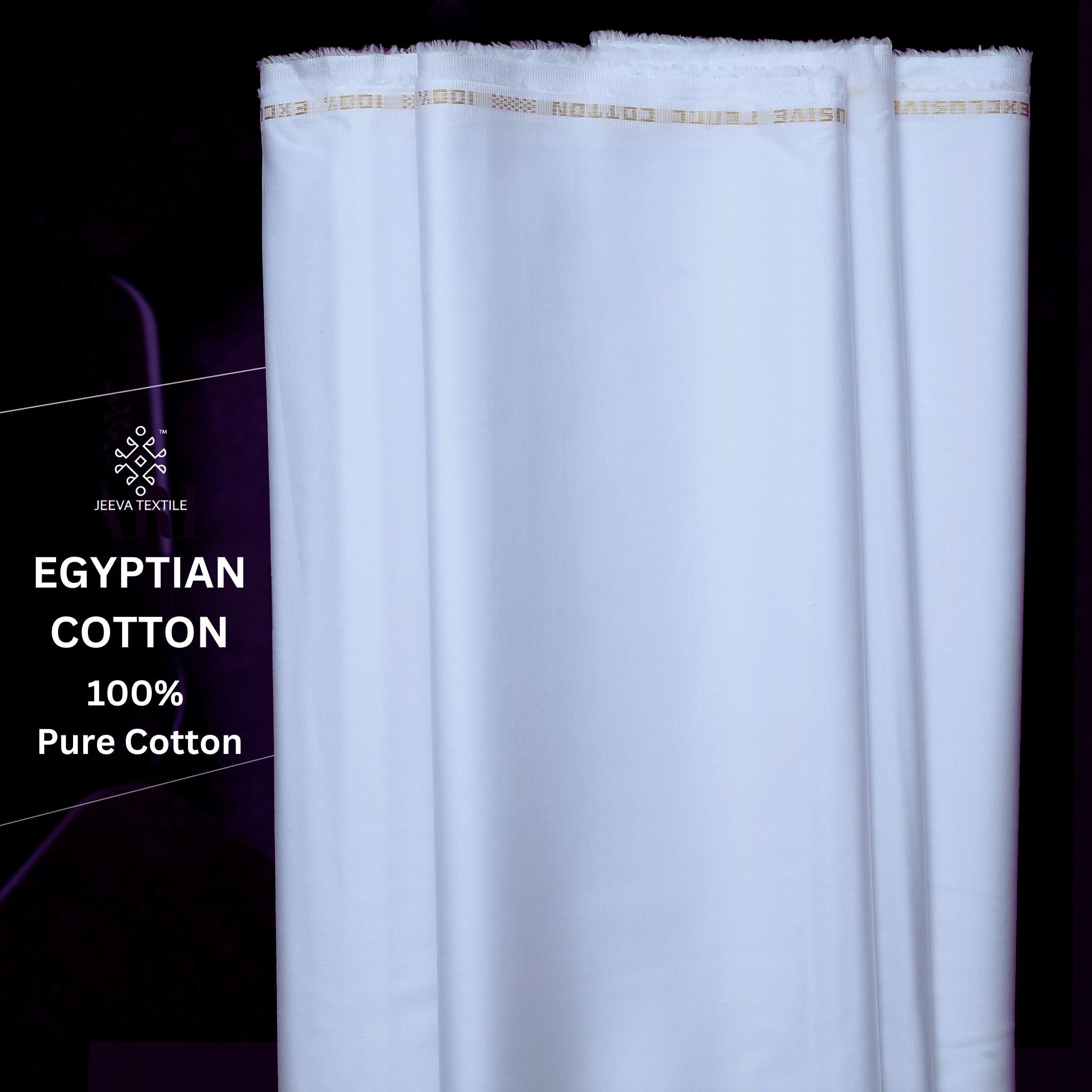 Egyptian Cotton - 100% Pure Cotton