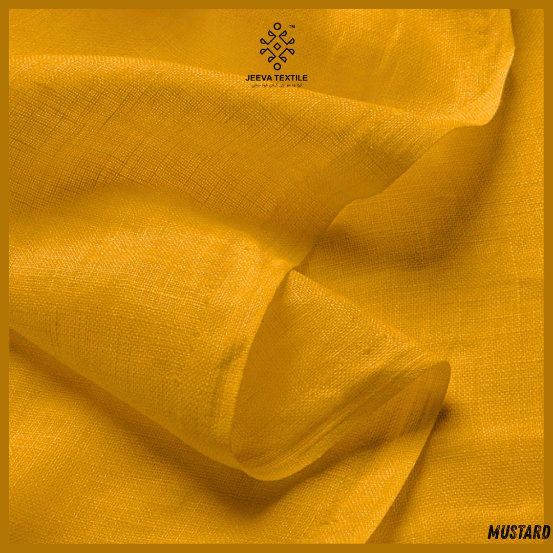 Irish Linen 60 Lea Shirt - Mustard