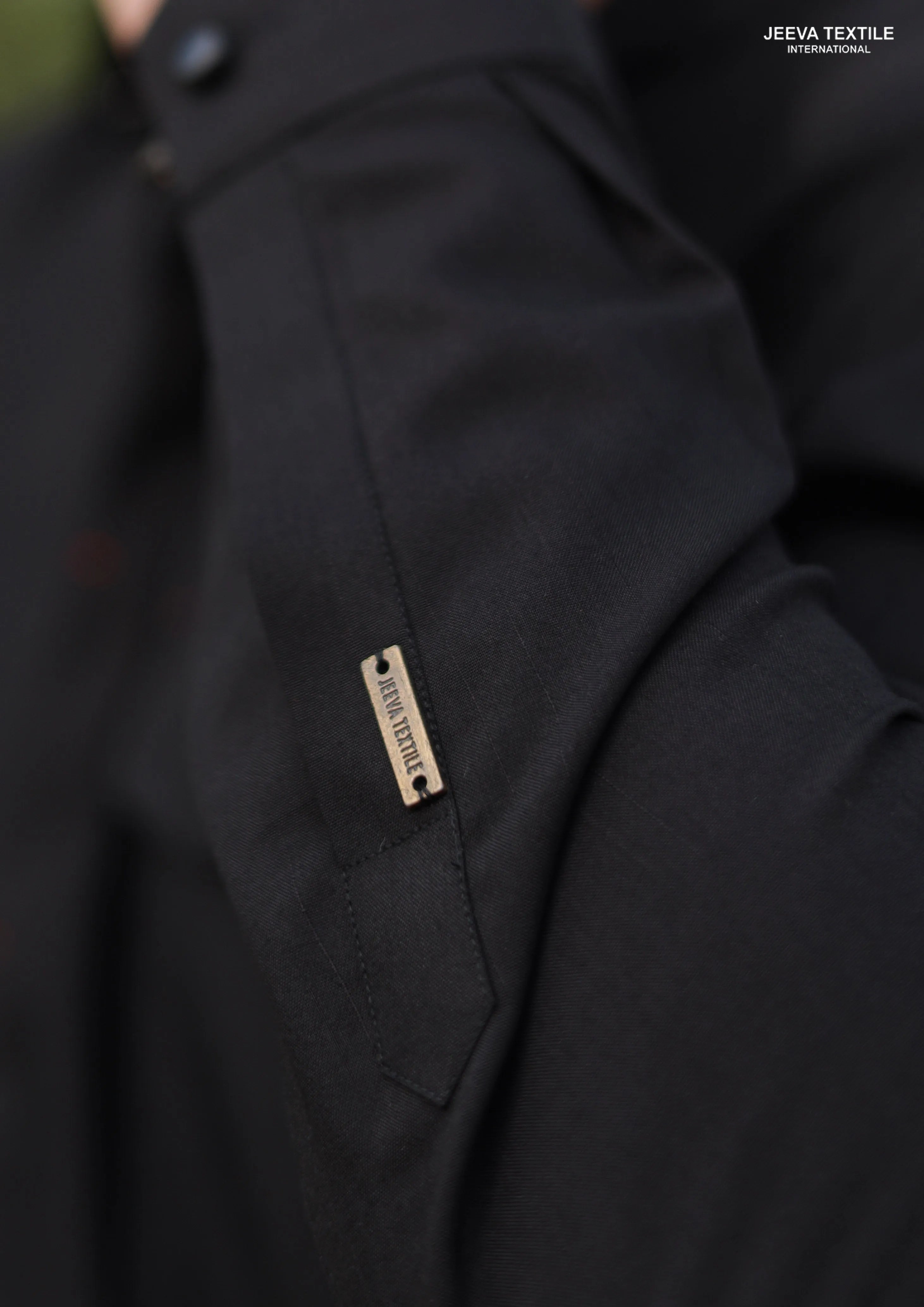 Kameez Shalwar - Blended Rich Black01