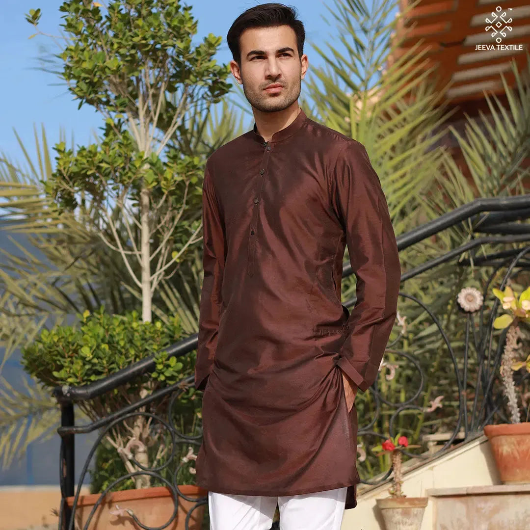Kurta Trouser - Walnut