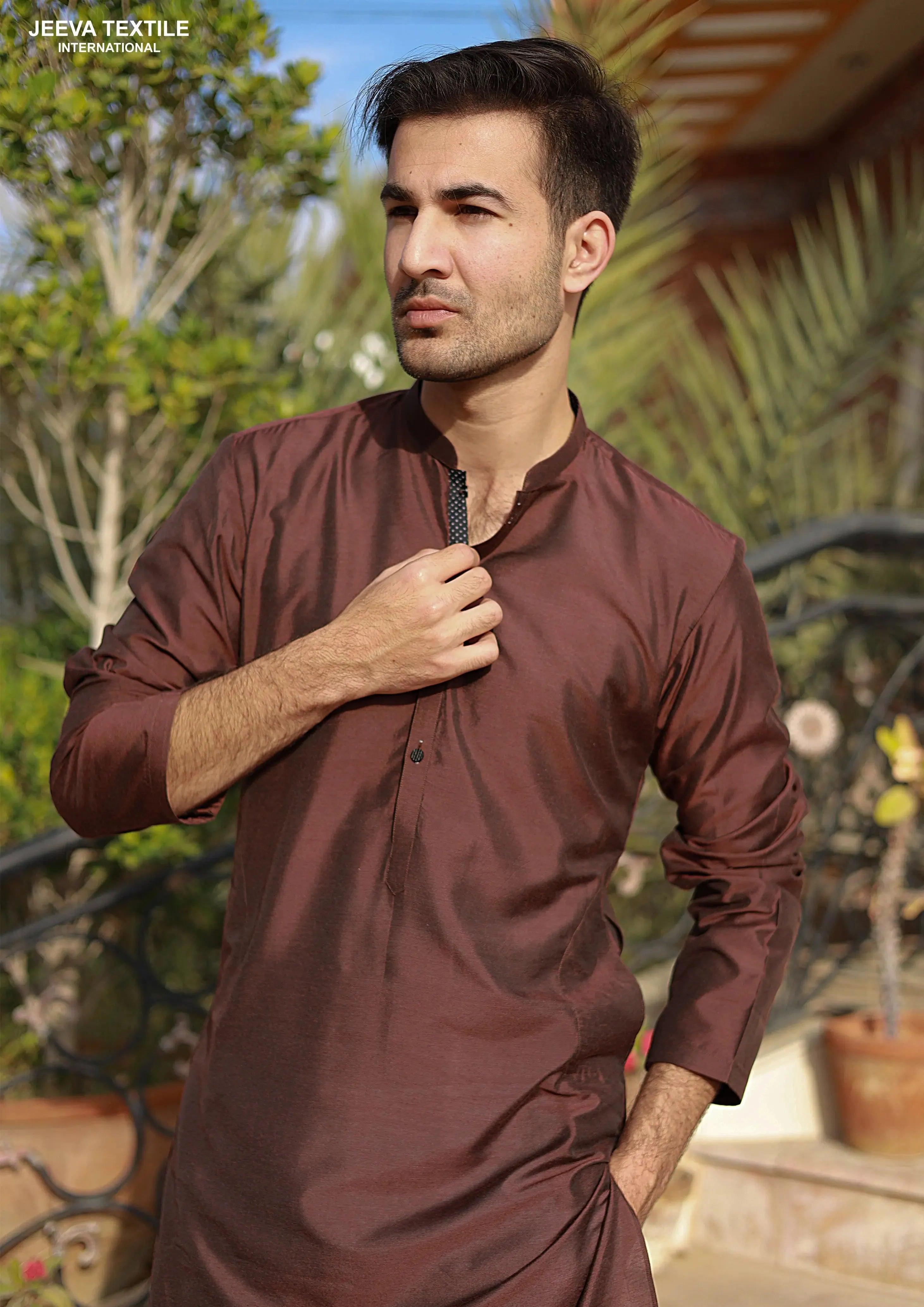 Kurta Trouser - Walnut01