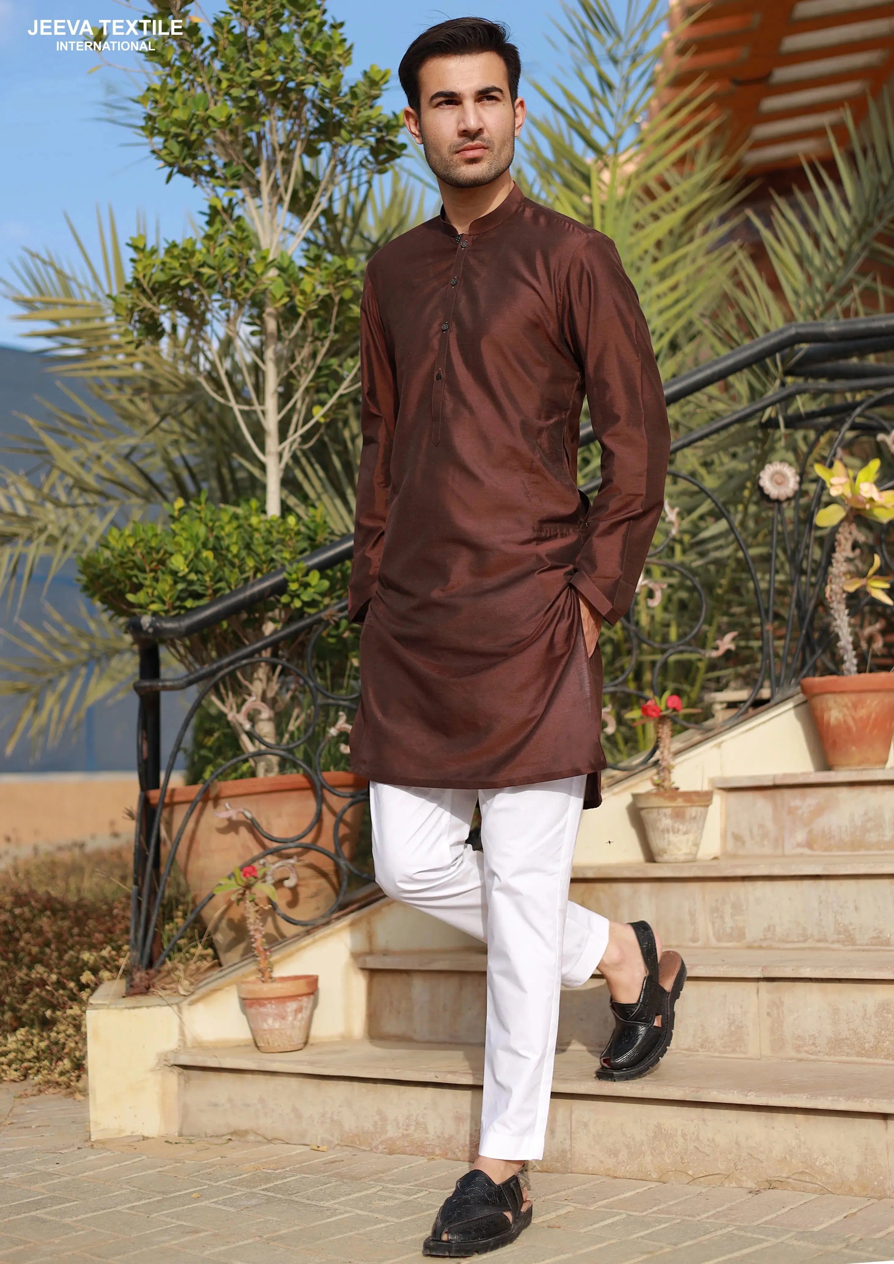 Kurta Trouser - Walnut02