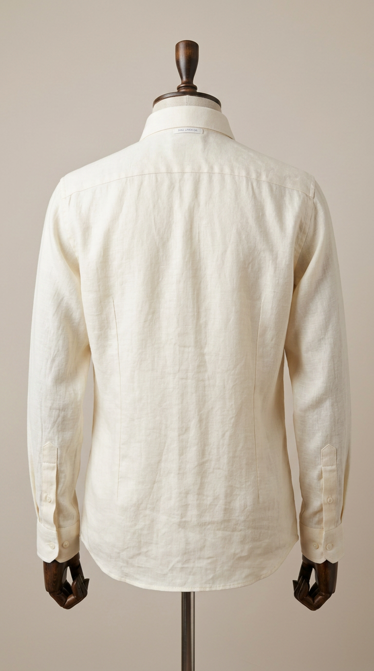 Irish Linen Shirt - Milky