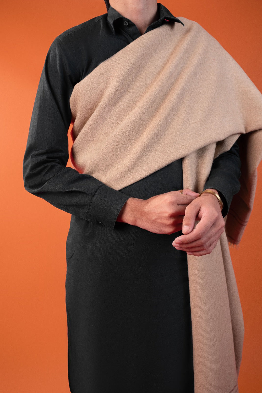 Mix Wool Shawl - Biscuiti