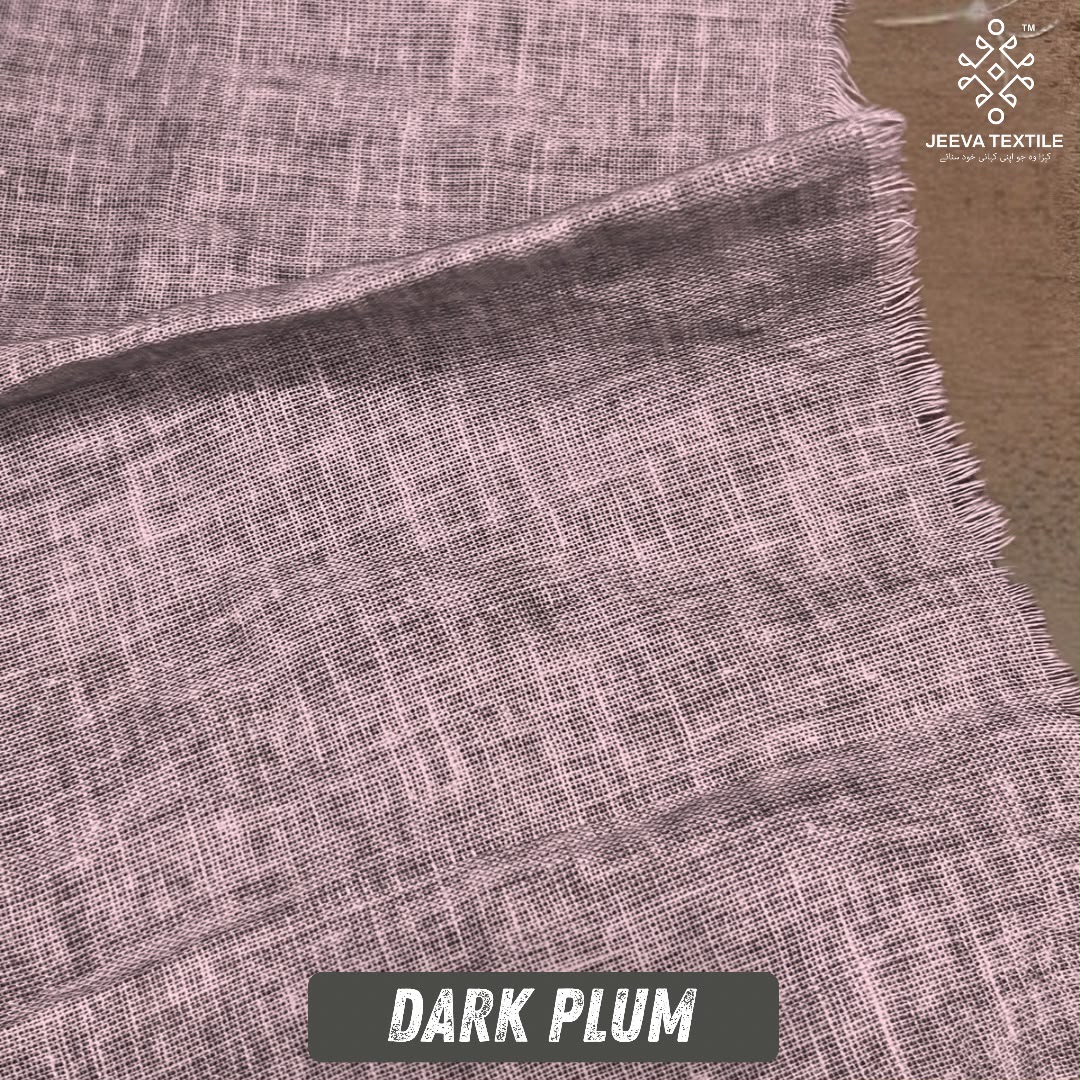 Irish Linen 70 Lea - Dark Plum Textured