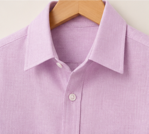 Irish Linen Shirt - Lilac