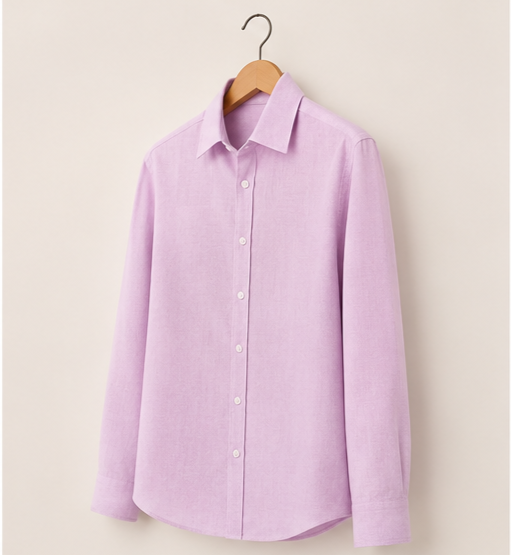 Irish Linen Shirt - Lilac