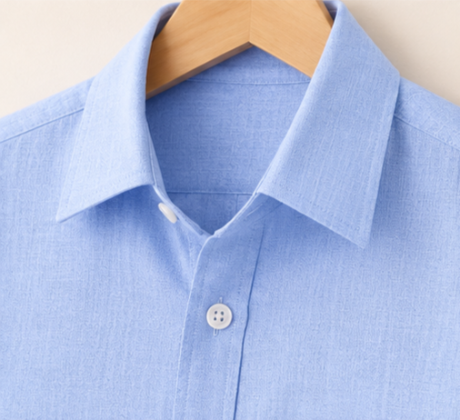 Irish Linen Shirt - French Blue
