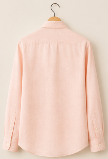 Irish Linen Shirt - Peach