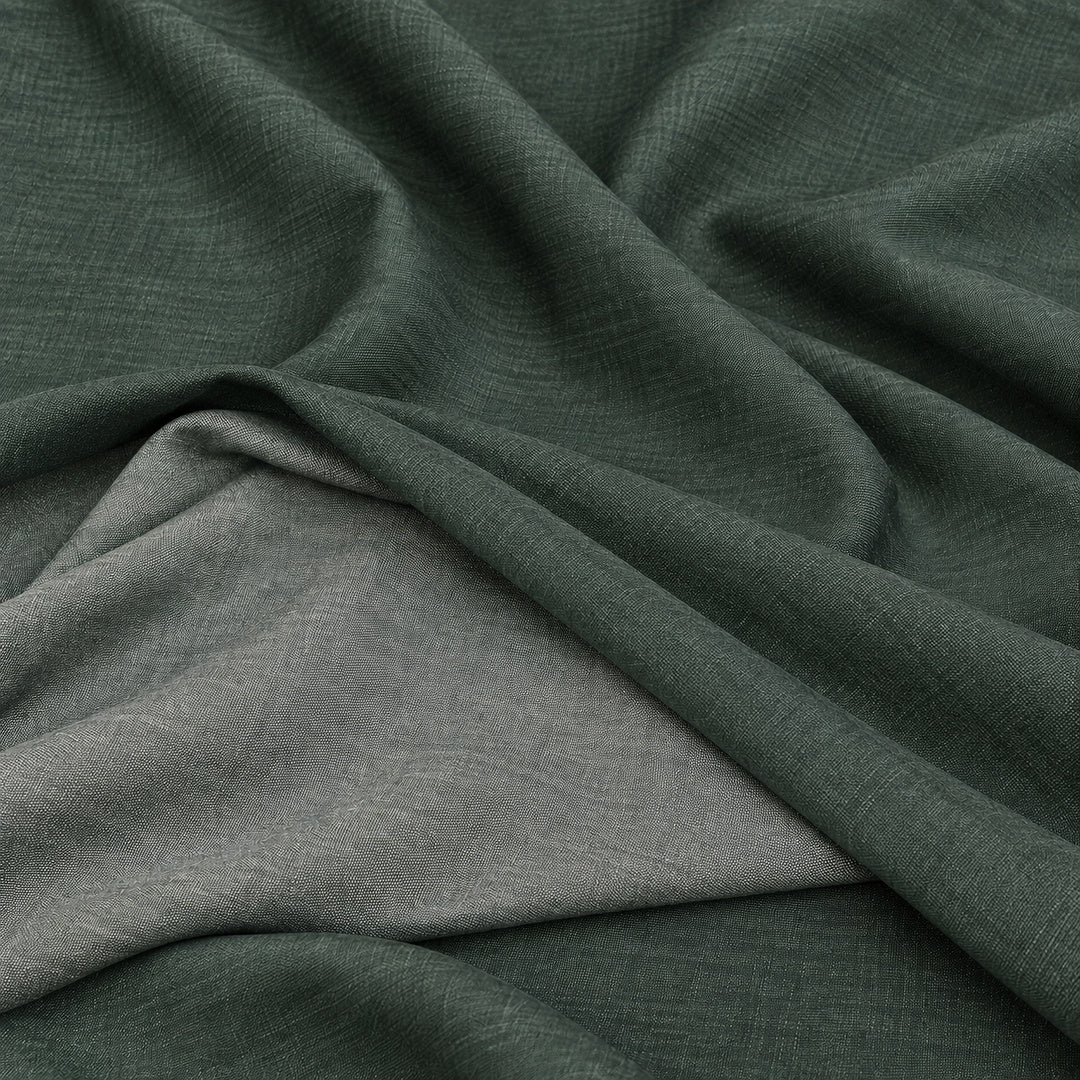 Imported Irish Linen - Denim Crocodile