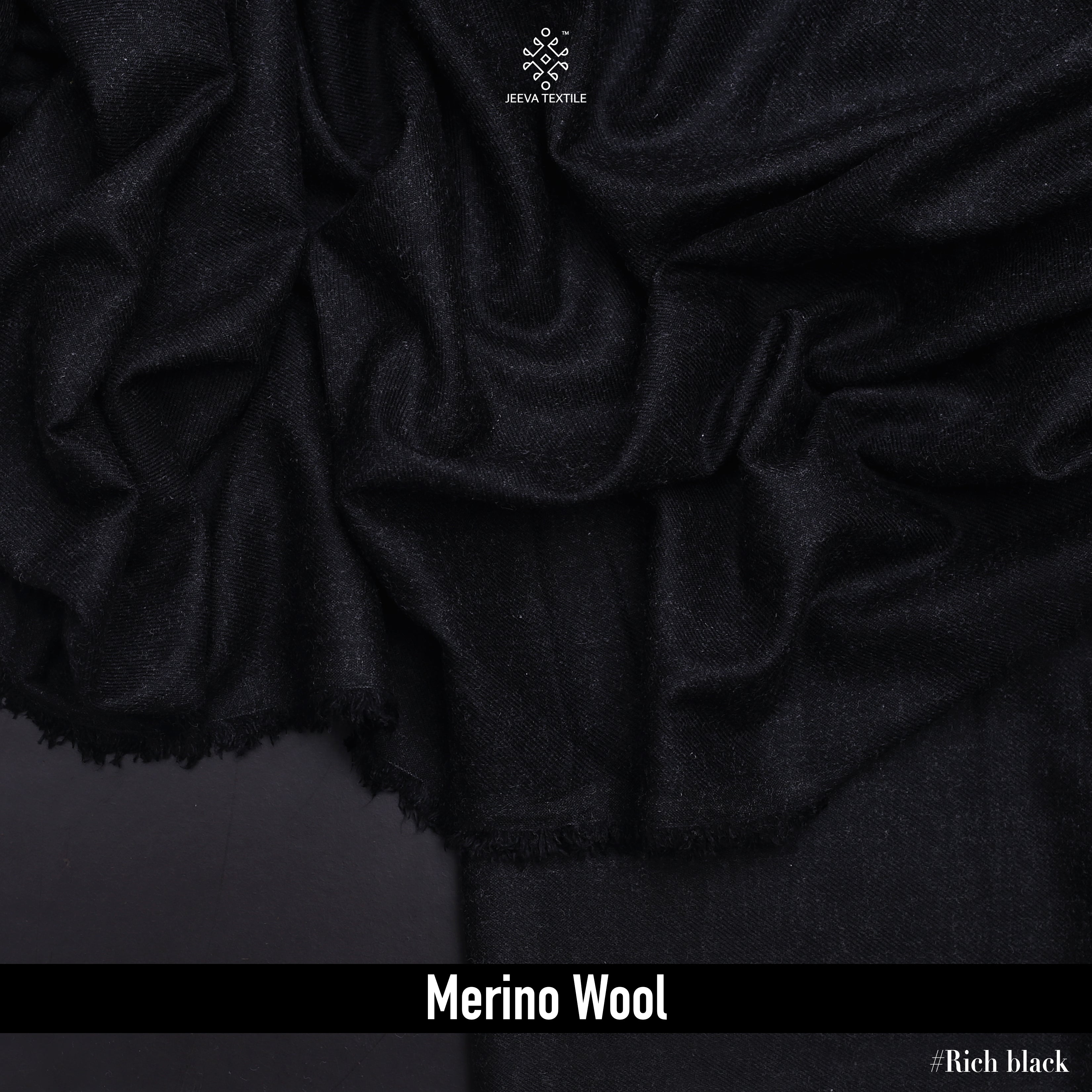 Merino Wool - Twill Haer Weaved