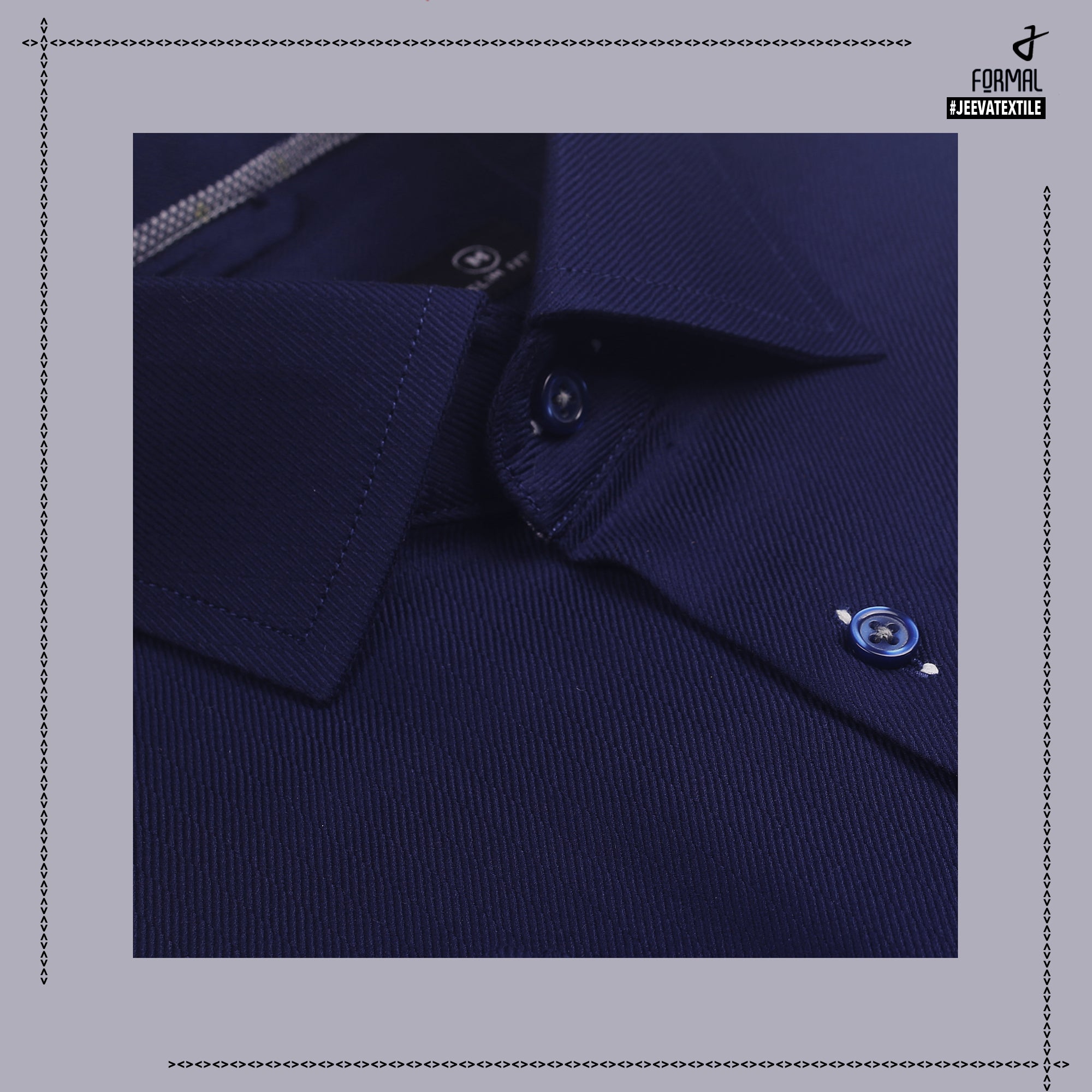 Egyptian Cotton Shirt - Navy Blue01