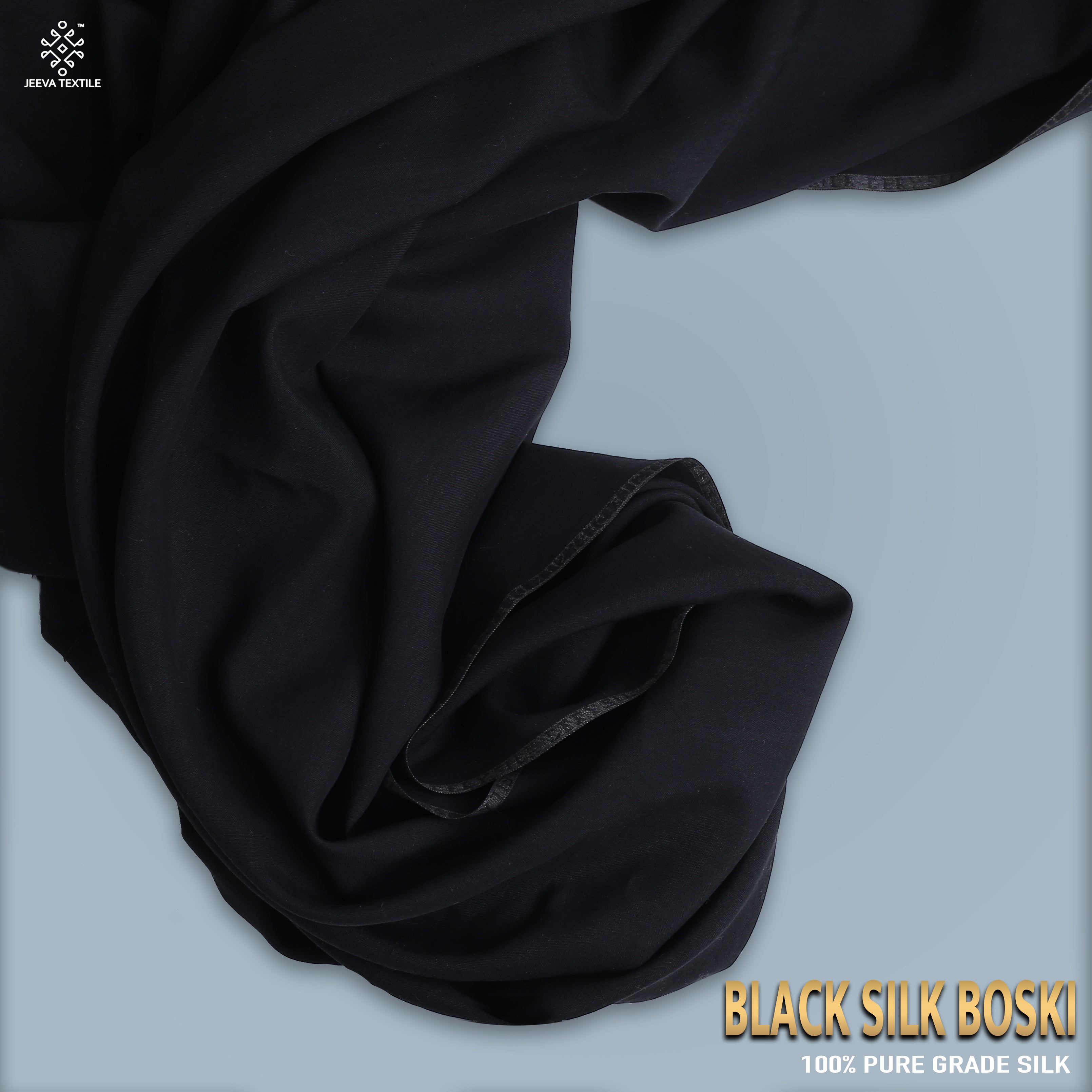 Twelve  Pound Silk Black Boski